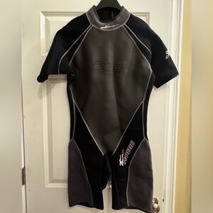 Team Hobie By Stearns Watersports Shorty Wetsuit XLarge Black Purple Unisex Surf